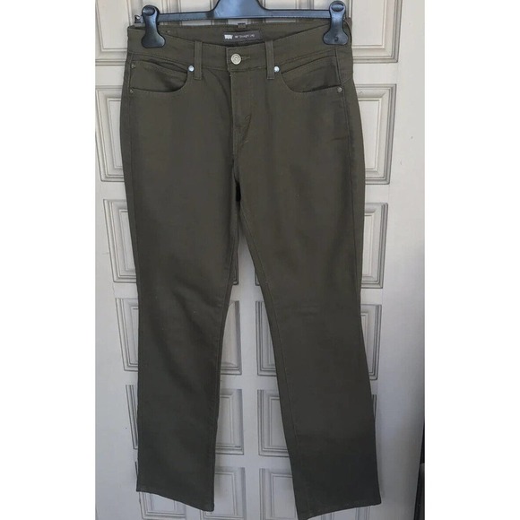 Levis 505 Jeans 4M/27 32L Straight Leg Olive Green NWOT - Picture 1 of 4